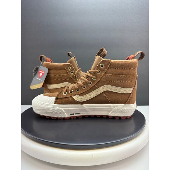 Vans Sk8-Hi MTE Womens Size 7.5 Waterproof Chestnut Brown Hiking Shoes Boots NEW - Picture 6 of 12